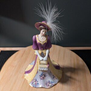 Charming Purple and Yellow Figurine